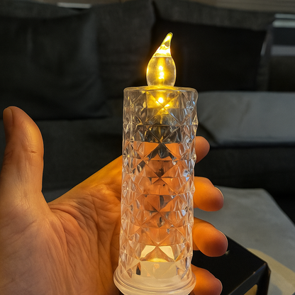 Auréa | Veilige Flame Glass Luxe LED Kaarsen