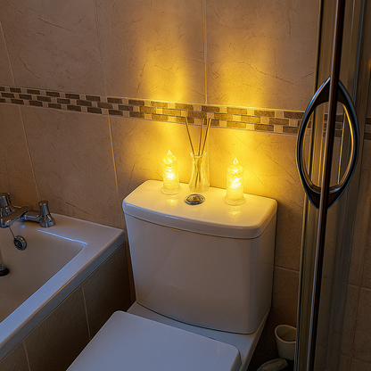 Auréa | Veilige Flame Glass Luxe LED Kaarsen