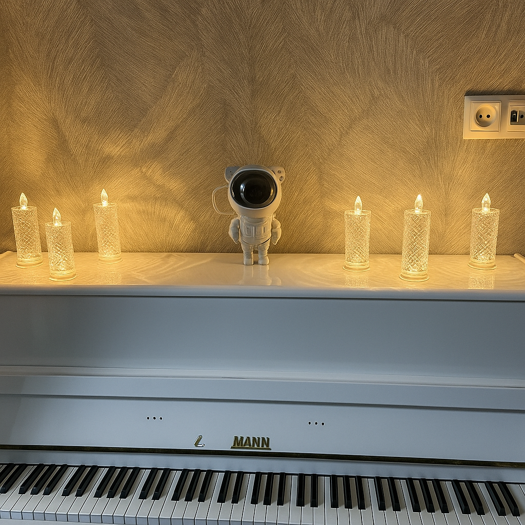 Auréa | Veilige Flame Glass Luxe LED Kaarsen