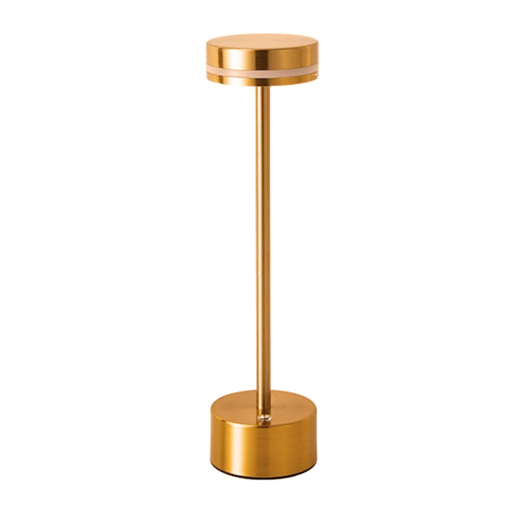 Aurea | De Luxe Draadloze Tafellamp in Goud - Lampista