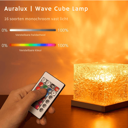 Auralux | Magische Wave Cube Lamp - Lampista