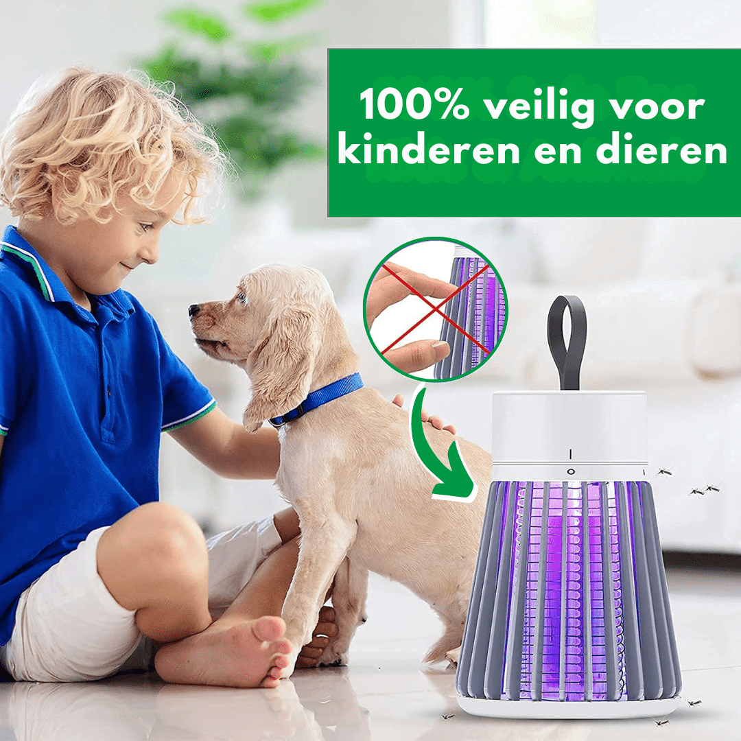 InsectaZap | Draadloze Insectenlamp Haalt Muggen meteen weg - Lampista