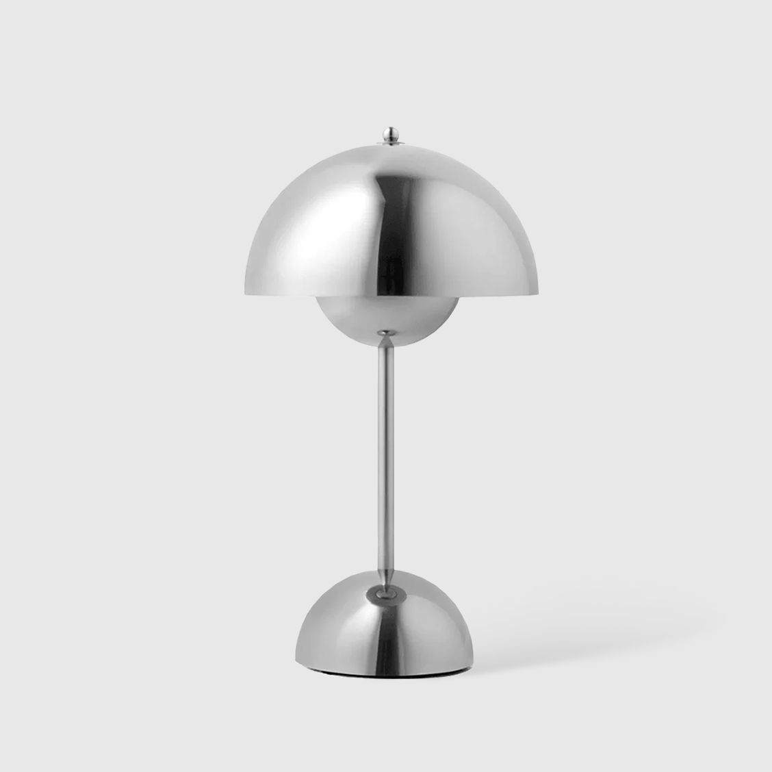Marisol draadloze touch tafellamp in zilver