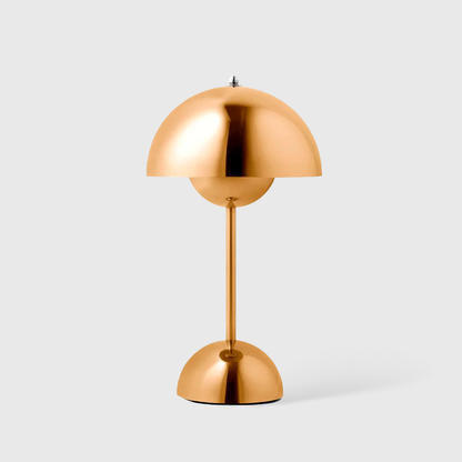 Marisol draadloze touch tafellamp in goud