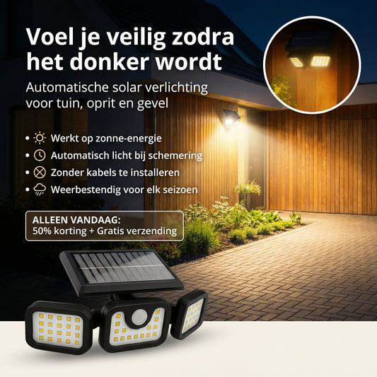 Soléno Guard | Stijlvolle solar buitenlamp