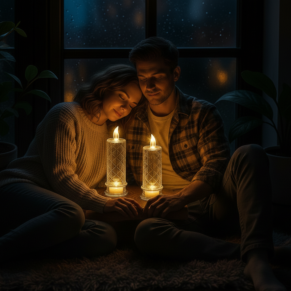 Auréa | Veilige Flame Glass Luxe LED Kaarsen