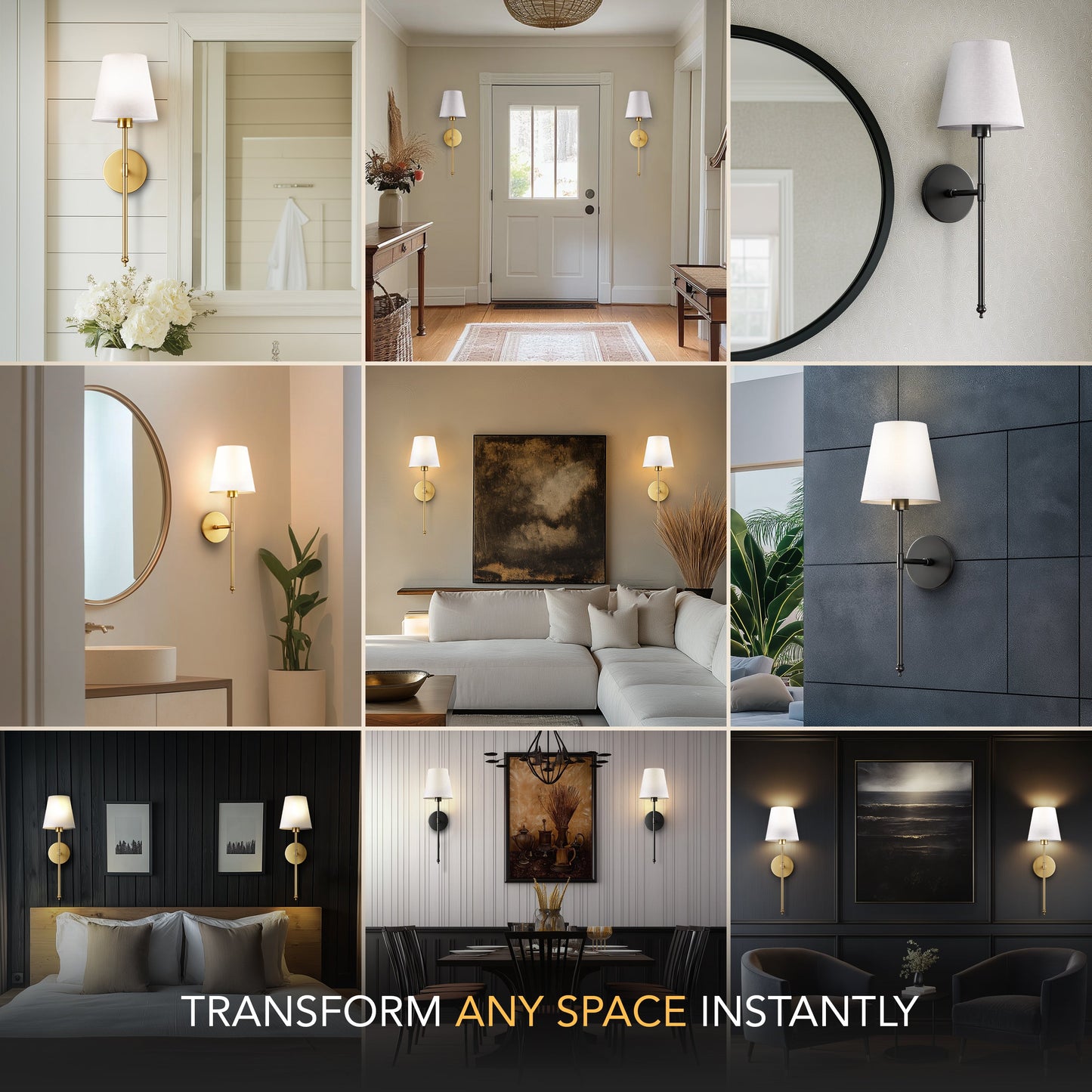 Eloria | Draadloze Stijlvolle Wandlamp, overal in Huis - Lampista