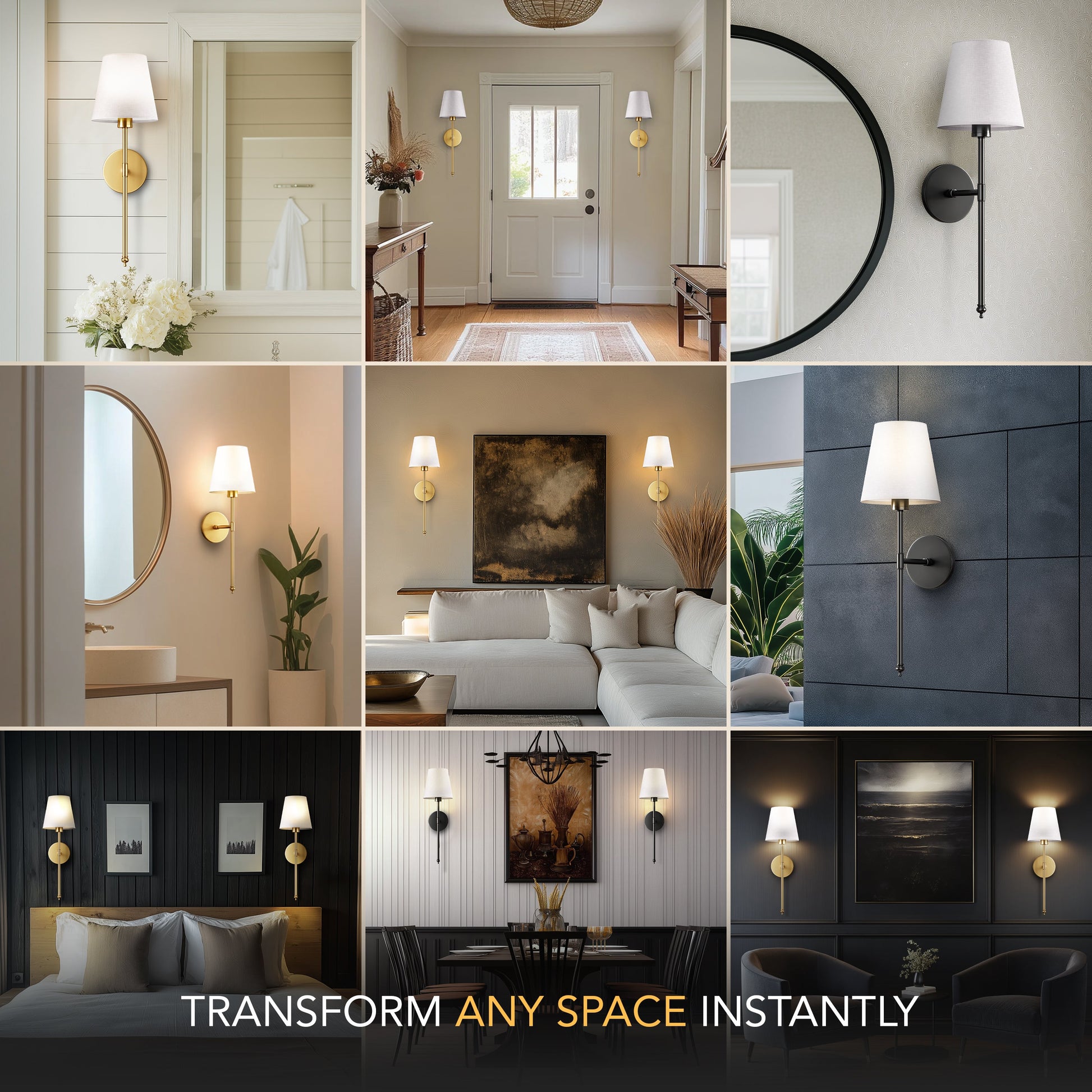 Eloria | Draadloze Stijlvolle Wandlamp, overal in Huis - Lampista