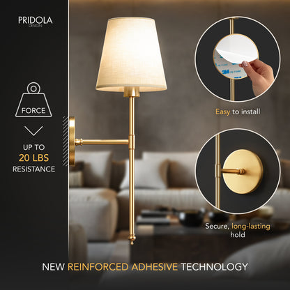 Eloria | Draadloze Stijlvolle Wandlamp, overal in Huis