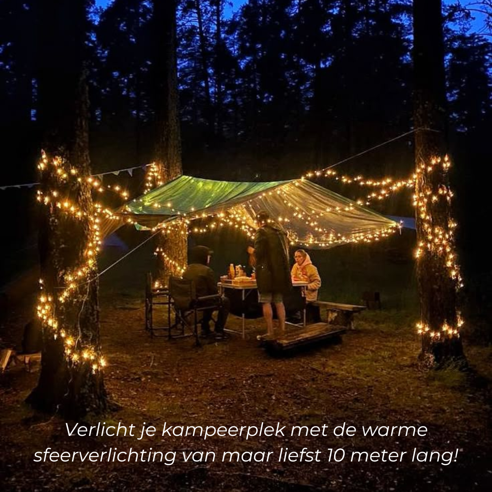 TrailGlow | Oprolbare LED Campingverlichting op Solar en USB