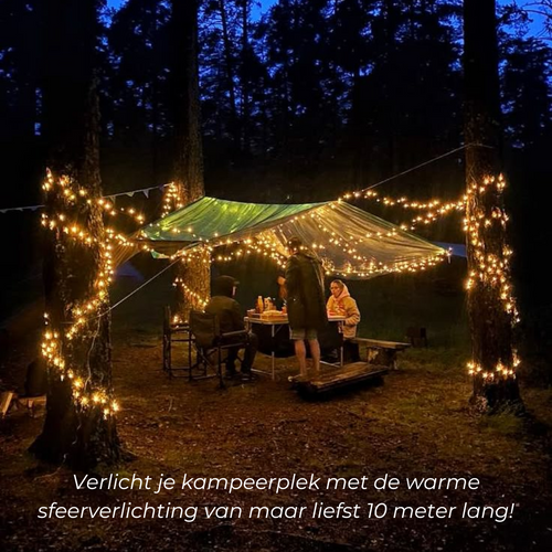 TrailGlow | Oprolbare LED Campingverlichting op Solar en USB