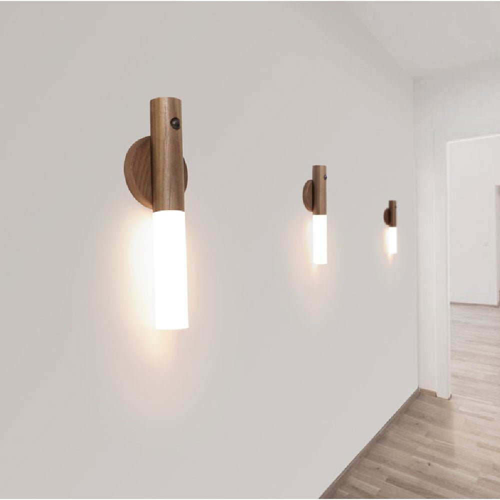 Alba | Draadloze Wandlamp met Warm Houten Design - Lampista