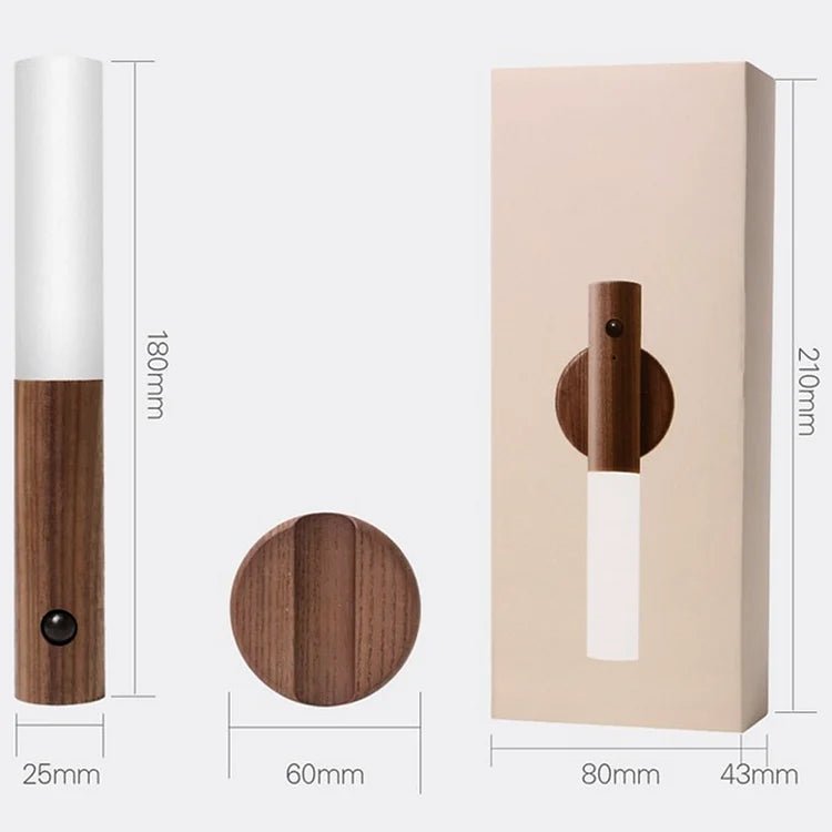 Alba | Draadloze Wandlamp met Warm Houten Design - Lampista