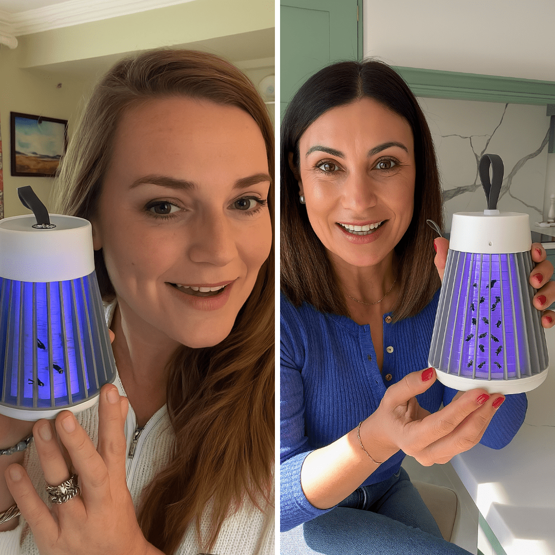 InsectaZap | Draadloze Insectenlamp Haalt Muggen meteen weg - Lampista
