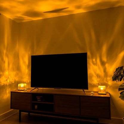 Auralux | Magische Wave Cube Lamp - Lampista